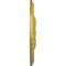 Ekena Millwork Tomango Egg & Dart Medallion (Canopies up to 6 3/4"), 27 7/8"OD x 3 7/8"ID x 2 1/2"P, Rich Gold CM27TORGS - alternate 2